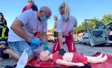 Ottima giornata di esercitazione a Morozzo: simulazione di incidenti e soccorso da parte di Cri e vigili del fuoco 

