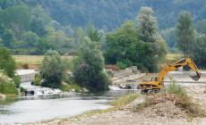 Bastia Mondovì: partiti i lavori in Tanaro