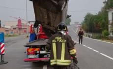 Incidente nella notte sulla statale 28 a Mondovì