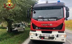 Furgone fuori strada a Peveragno. Conducente in ospedale per accertamenti