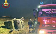 Incidente sulla Torino Savona: camper esce fuori strada