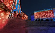 Mondovì accende il suo Medioevo: video mapping 3D sui palazzi di piazza Maggiore