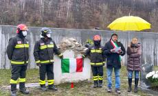 Garessio: il ricordo dei defunti strappati al cimitero di Trappa dalla furia del Tanaro ricordati con una targa