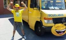 Vicoforte: lo storico autista dello scuolabus “Gabbo” saluta gli alunni