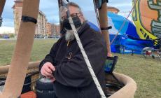La partenza delle mongolfiere a sorpresa dal parco Europa nel giorno della Befana 