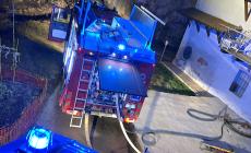 Mondovì: tetto di abitazione s’incendia a Rifreddo