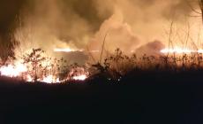 Bene Vagienna: forte vento e  fiamme in frazione Buretto