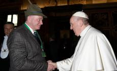 Mondovì: Camperi, presidente degli alpini, in udienza da Papa Francesco