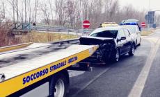 Mondovì: scontro tra auto e furgone, due feriti in tangenziale
