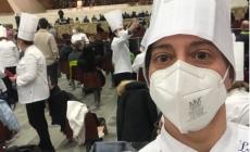 Carrù: dopo l’udienza dal Papa, Silvia Facello ha cucinato ai Campionati Italiani