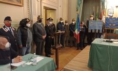 Mondovì: Forze di polizia, Forze armate e associazioni in sala per la cittadinanza al Milite Ignoto conferita dal Comune