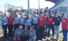 Volano le staffette dell'Atletica Mondovì a Giaveno
