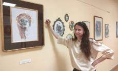 Inaugurata a Castelletto Stura la personale della ritrattista Luna Potenziere