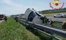 Incidente stradale sulla A6 Torino - Savona: due auto coinvolte, due feriti lievi