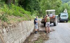 Briaglia: volontari al lavoro dopo il temporale