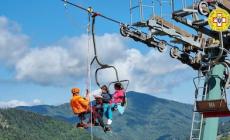 Garessio, esercitazione: passeggeri bloccati sula seggiovia, recuperati dal Soccorso Alpino
