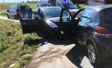 Mondovì: scontro tra due auto in strada Molini Lavagna