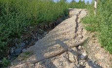 San Michele: danni al nuovo camminamento per San Cristoforo e alla strada di San Giovanni