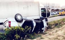 Mondovì: violento scontro tra autocarro e auto in via Gratteria