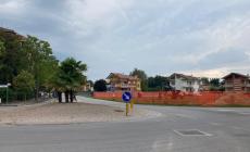 Cantiere scaricatore dell’Altipiano, chiuso l’accesso a via Manzoni dalla rotonda delle Palme