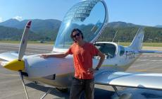 Ceva: Pietro Barel Azzoaglio ottiene il brevetto di volo a 17 anni