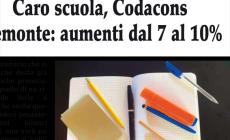 Caro scuola, Codacons Piemonte: aumenti dal 7 al 10%. Per matite, penne, diari. I consigli: «Non seguite mode ed influencer»