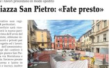 Mondovì, mega cantiere di piazza San Pietro: «Fate presto»
