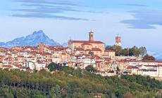 Clima, 1° ottobre: sole e Monviso innevato visto da Mondovì