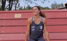 Marta Bassino gira uno spot per Visit Cuneese in valle Pesio