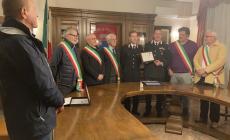 Morozzo: targa di ringraziamento al maresciallo Cerasoli e al dottor Gallo 