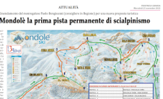 Nel Mondolè la prima pista permanente di sci alpinismo