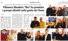 Villanova Mondovì: premiati i presepi allestiti nella grotta dei Dossi