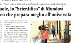Scuole, lo “Scientifico” di Mondovì è il Liceo che prepara meglio all’università