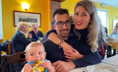 Torna il Presepe vivente a Murazzano: Daniela, Matteo e il piccolo Lorenzo nella Sacra Famiglia