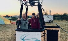 La mongolfiera di Volo a Prenderti al Raduno Aerostatico di Mondovì 