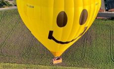 La quarta mongolfiera più grande d’Italia è a Carrù e si chiama “Smile”