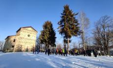In 100 alla ciaspolata sul Landandè a Monasterolo Casotto