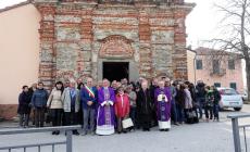 La visita del vescovo Miragoli alla comunità di Niella Tanaro