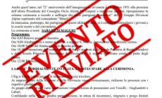 Il maltempo fa rinviare anche l'annuale cerimonia al Sacrario Partigiano di Bastia