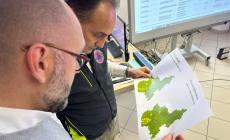 Mondoví: il presidente Cirio nel Centro Operativo Comunale fa il punto con il sindaco Robaldo