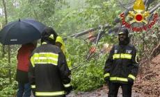 Maltempo a Peveragno: provinciale chiusa per frana a Pradeboni