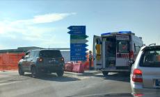 Mondovì: incidente alla nuova rotonda di via Otteria