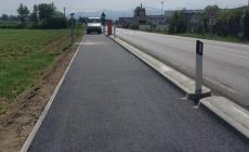 Beinette: asfaltato il primo tratto di pista ciclabile verso Colombero