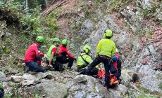Valcasotto: Soccorso Alpino interviene per il cercatore di funghi caduto nel torrente