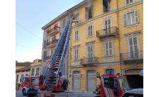 Mondovì: di nuovo l’incendio in corso Statuto, nell’alloggio evacuato sei giorni fa