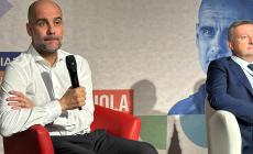Il "talento" secondo Pep Guardiola. A Cuneo di fronte a 3.500 ragazzi, su iniziativa della Fondazione Crc