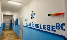San Michele: sistemati gli spogliatoi del campo da calcio