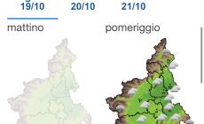 Venerdì 20 ottobre allerta meteo  Arancione in Piemonte 