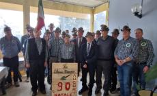 Il Gruppo Alpini di Morozzo festeggia i 90 anni dell’alpino Natale Rinaldi