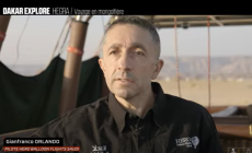 Il fariglianese Gianfranco Orlando in mongolfiera sui luoghi della Dakar 2024
